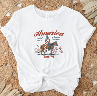 America Land Of The Free- Bella Canvas T-Shirt
