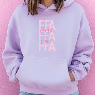 Pink FFA Living To Serve– Hoodie