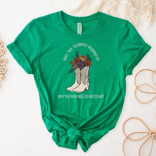 Big Flowers Remind Us - Bella Canvas T-Shirt