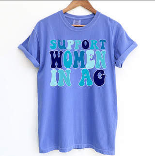 Blue Support Women in Ag – Comfort Colors T-Shirt