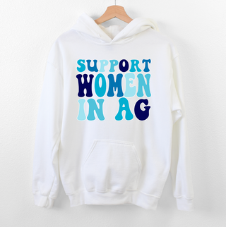 Blue Support Women in Ag – Hoodie