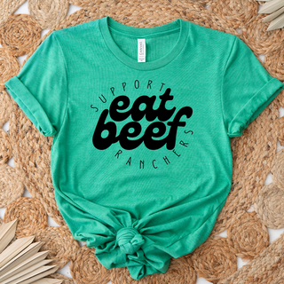 Eat Beef Support Ranchers – Bella Canvas T-Shirt