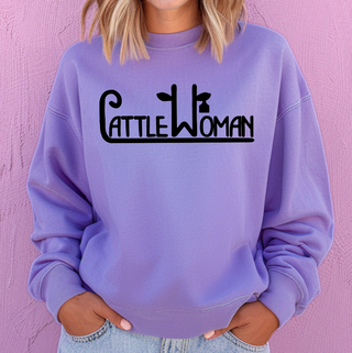 Cattlewoman Eartag – Crewneck
