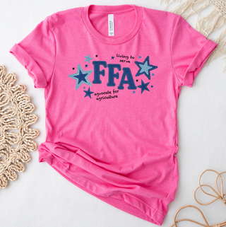 Denim - FFA Stars - Bella Canvas T-Shirt