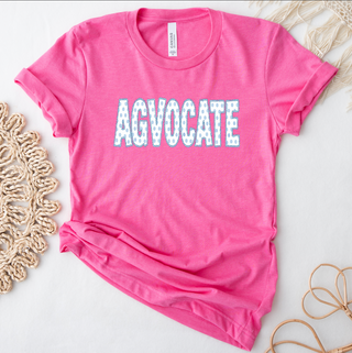 Preppy Blue Polka Dot – Agvocate - Bella Canvas T-Shirt