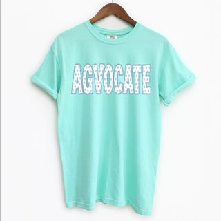 Preppy Blue Polka Dot – Agvocate – Comfort Colors T-Shirt