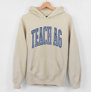 Blue Plaid Teach AG– Hoodie