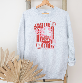Striped Agriculture Pink and Red– Crewneck