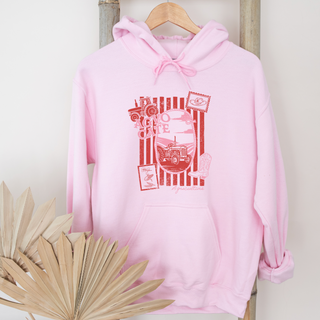 Striped Agriculture Pink and Red– Hoodie