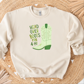 Head Over Boots For 4-H – Crewneck