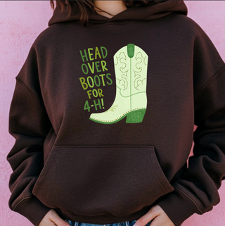 Head Over Boots For 4-H – Hoodie