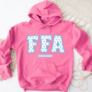 Baby Blue Polka Dot FFA – Hoodie