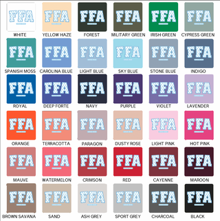 Baby Blue Polka Dot FFA – Crewneck