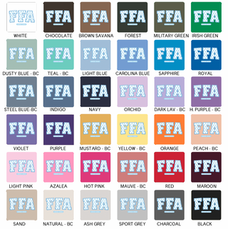 Baby Blue Polka Dot FFA – Hoodie