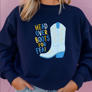 Head Over Boots For FFA – Crewneck
