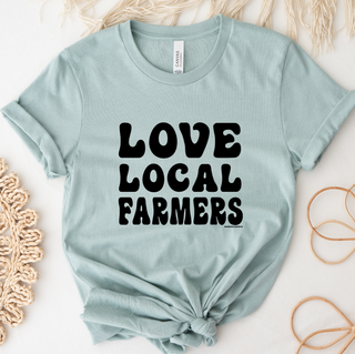 Love Local Farmers– Bella Canvas T-Shirt
