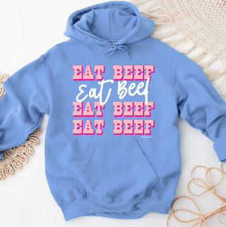 Pink Western Eat Beef Dolly – Hoodie