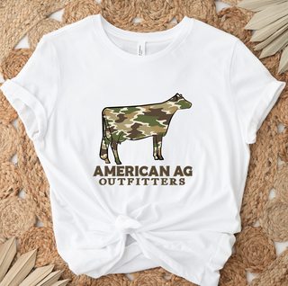 AAO Camo Dairy Cow- Bella Canvas T-Shirt