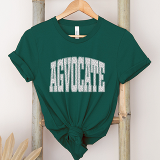 Grey Agvocate Leopard- Bella Canvas T-Shirt