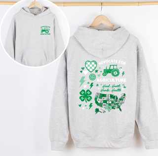 4-H Patchwork– Hoodie - Front & Back!