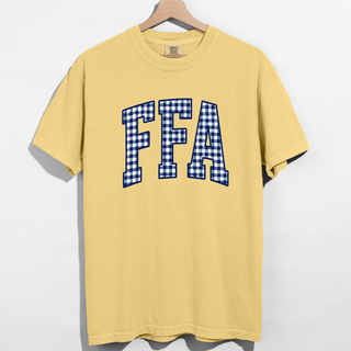 Blue Plaid FFA– Comfort Colors T-Shirt