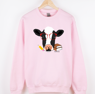 Nerdy Dairy Cow– Crewneck