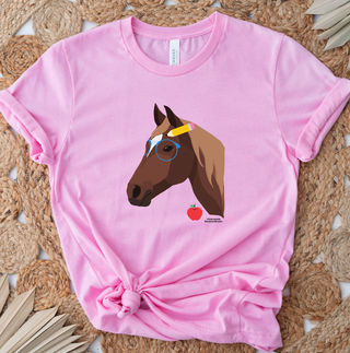 Nerdy Horse- Bella Canvas T-Shirt