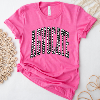 Zebra Agvocate- Bella Canvas T-Shirt
