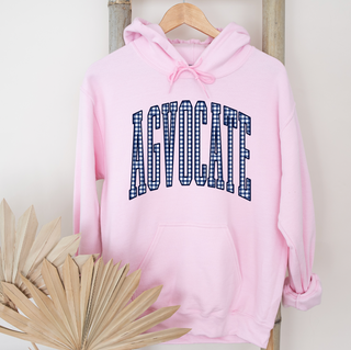 Blue Plaid Agvocate– Hoodie