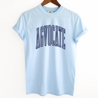 Blue Plaid Agvocate– Comfort Colors T-Shirt