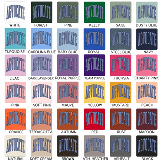 Blue Plaid Agvocate- Bella Canvas T-Shirt