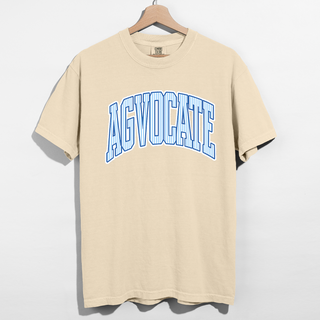 Blue Stripe Agvocate– Comfort Colors T-Shirt