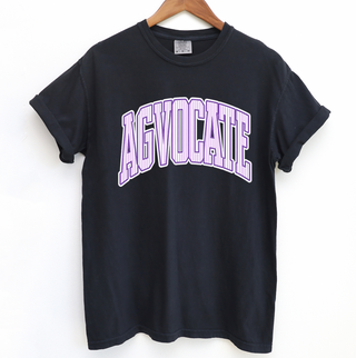 Purple Stripe Agvocate– Comfort Colors T-Shirt