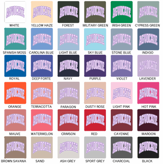 Purple Stripe Agvocate– Crewneck