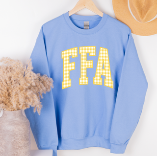 Yellow Plaid FFA– Crewneck