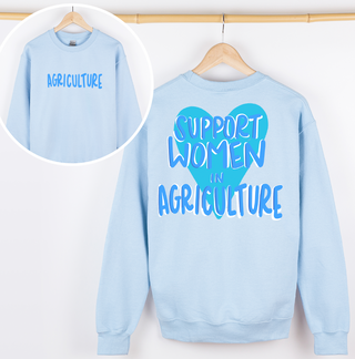 RTS CREW - WOMEN IN AG BLUE HEART