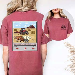 National FFA Convention Playlist– Comfort Colors T-Shirt - Front & Back