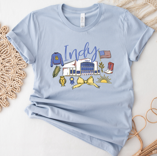 Lucas Oil Bow- Bella Canvas T-Shirt