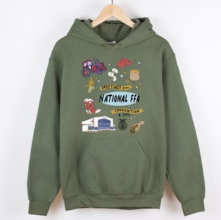 National FFA Watercolor Western– Hoodie