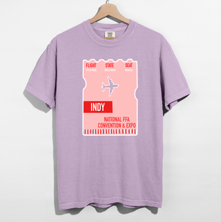 National FFA Convention Airplane Ticket– Comfort Colors T-Shirt