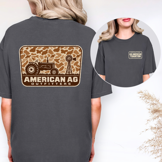 AAO Tradition Camo– Comfort Colors T-Shirt - Front & Back