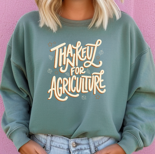 Fall Thankful For Agriculture– Crewneck