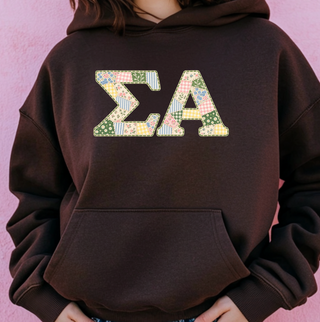 Quilted Sigma Alpha– Hoodie