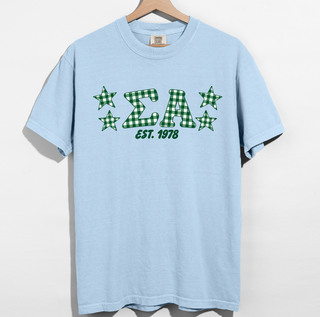Star Quilt Sigma Alpha– Comfort Colors T-Shirt