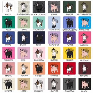 Floral Witch Animals-CHOOSE YOUR ANIMAL– Infant/Toddler/Youth
