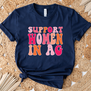 TSHIRT TUESDAY Peachy Support Women in Ag  - Bella Canvas T-Shirt