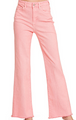 PINK - FRAYED HEM