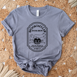 $20 TSHIRT TUESDAY - SPOOKY STOCK SHOW -  Bella Canvas T-Shirt