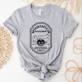 $20 TSHIRT TUESDAY - SPOOKY STOCK SHOW -  Bella Canvas T-Shirt