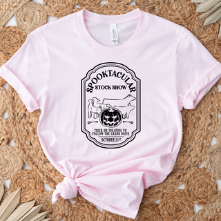 $20 TSHIRT TUESDAY - SPOOKY STOCK SHOW -  Bella Canvas T-Shirt